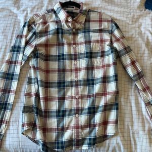 Abercrombie and Fitch White Button Down Shirt